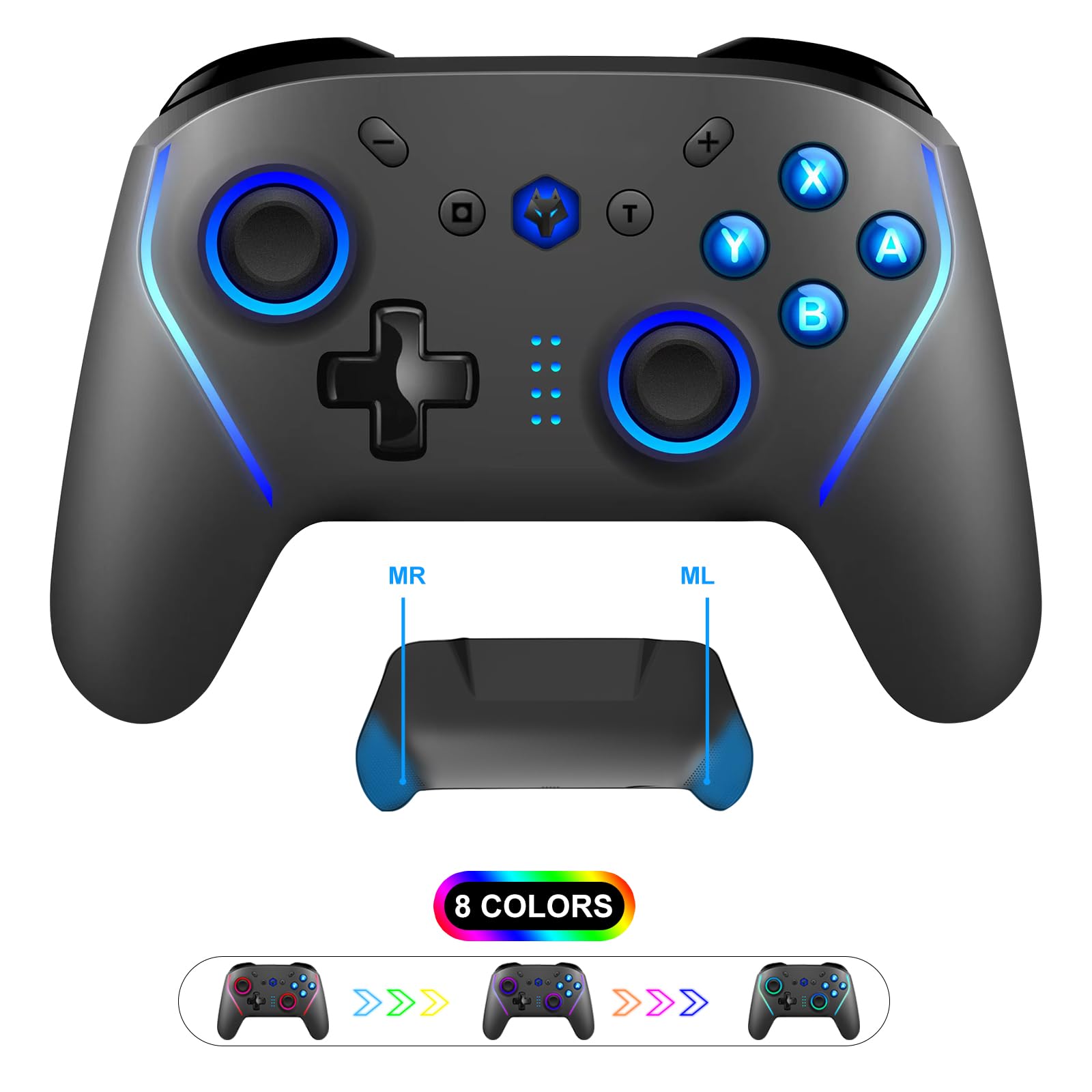 Amazon.co.jp: NBCP（銀狼の刃） Switch コントローラー プロ